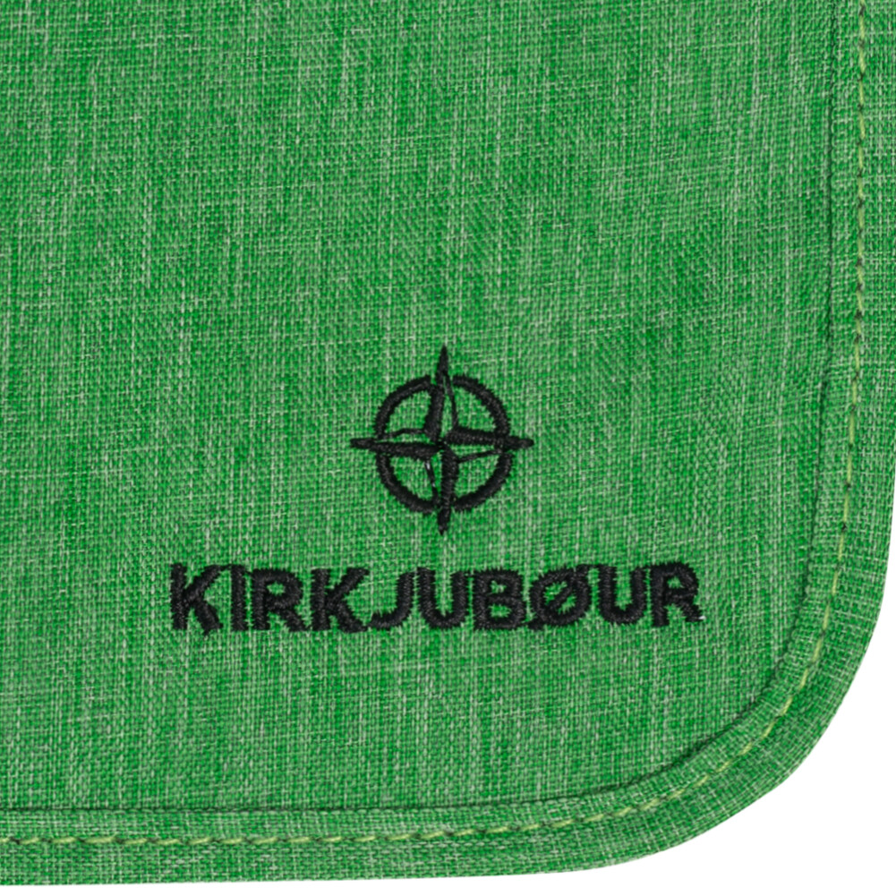KIRKJUBØUR "Rejser" сумка для туалетных принадлежностей для улицы, подвешиваемая, зеленая — фото 4