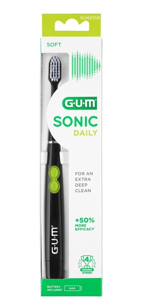 

Gum Sonic Daily звуковая зубная щетка, 1 шт.