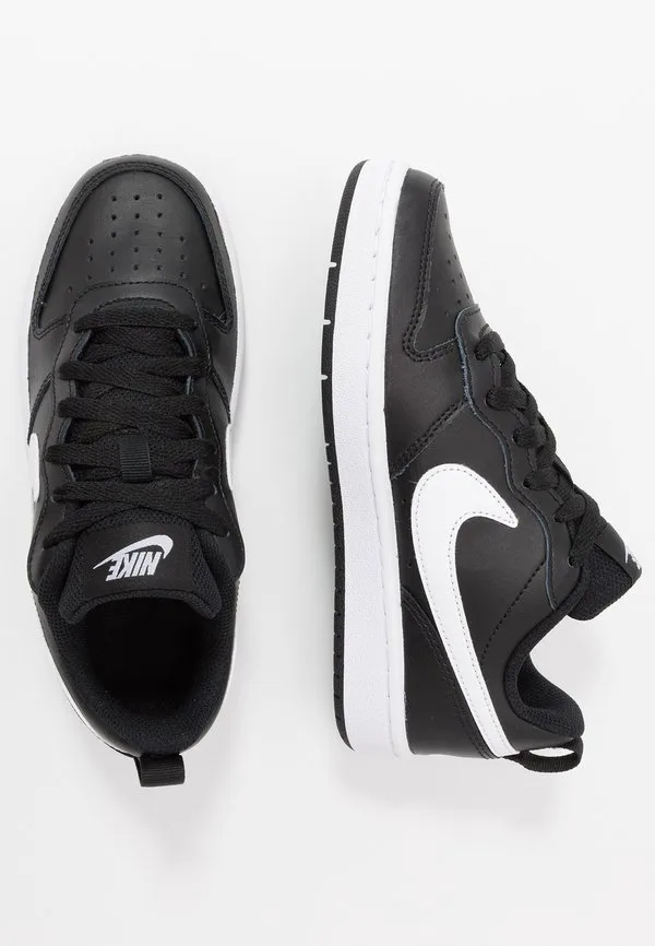 Низкие кроссовки nike court borough low 2 (gs). Nike Sportswear, Black/White