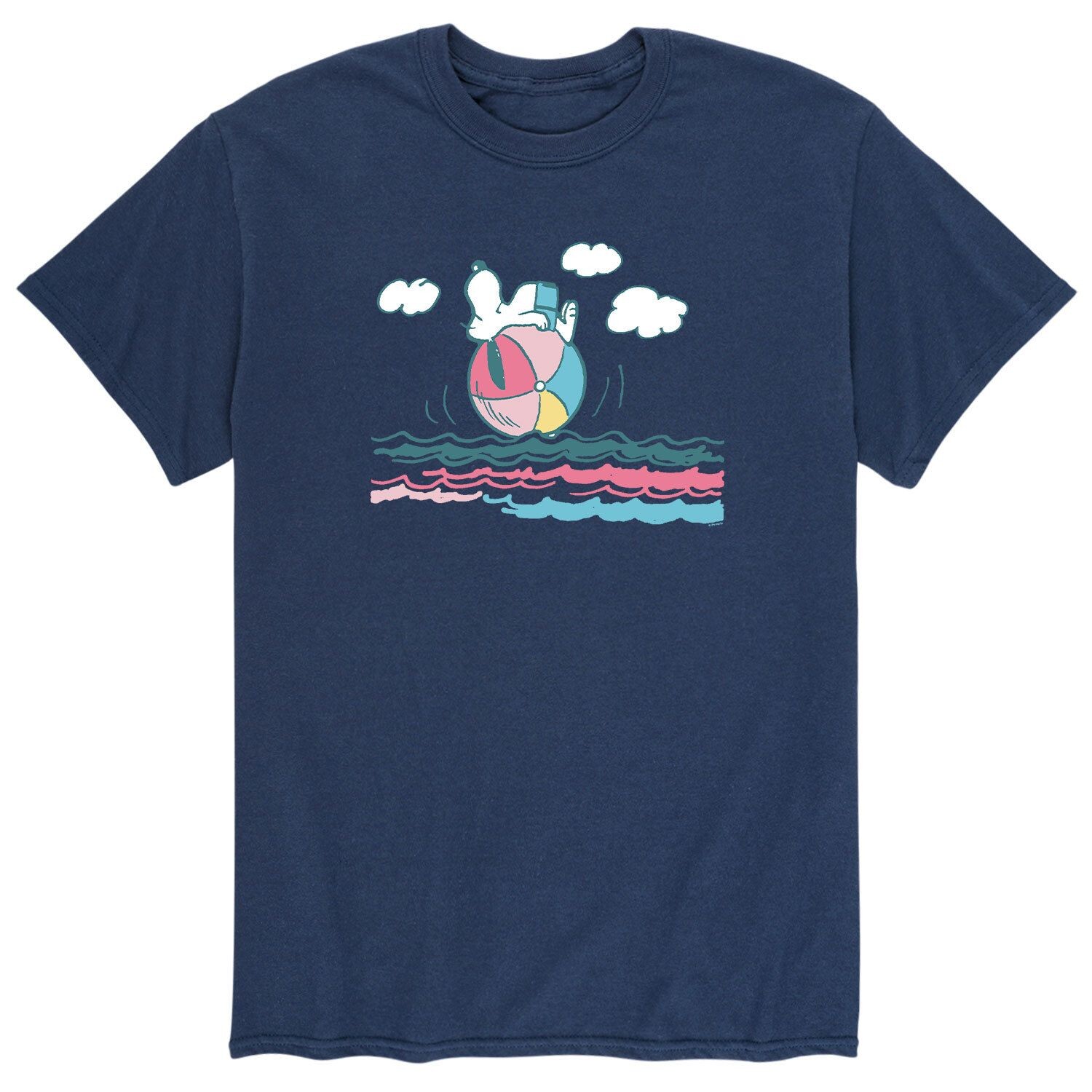 

Мужская пляжная футболка Peanuts Snoopy Licensed Character