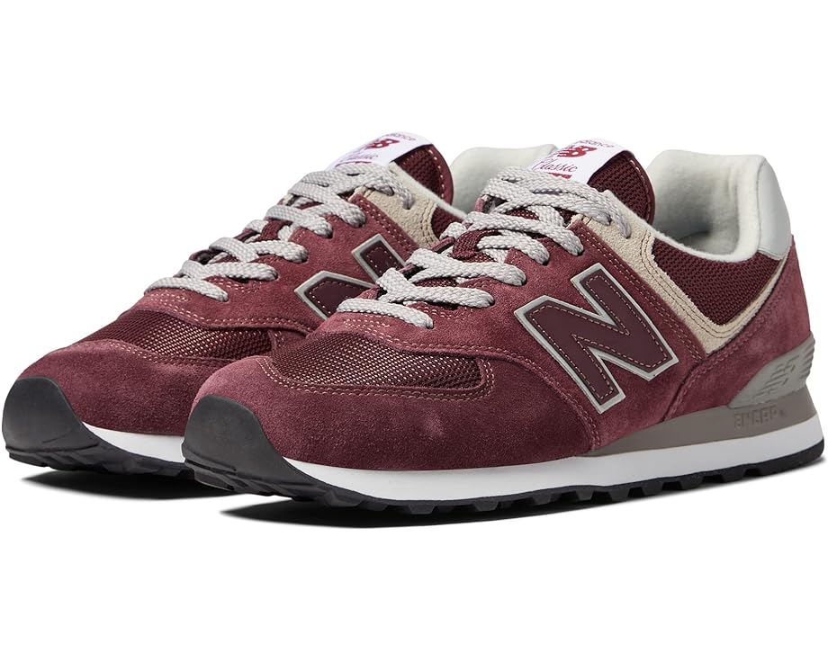 

Кроссовки New Balance Classics 574 Core, цвет Burgundy/White