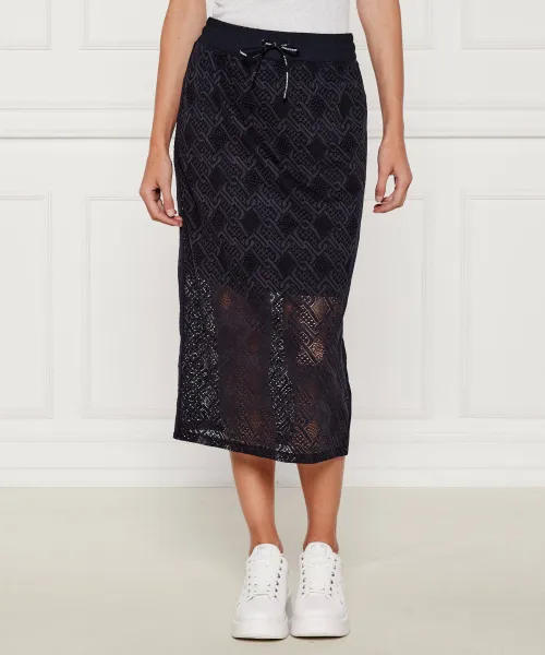 

Кружевная юбка Marc Cain, синий