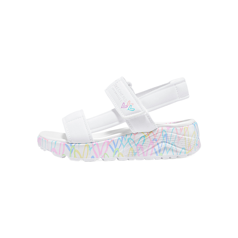 

Сандалии детские дышащие с низким верхом Skechers Kids, белый