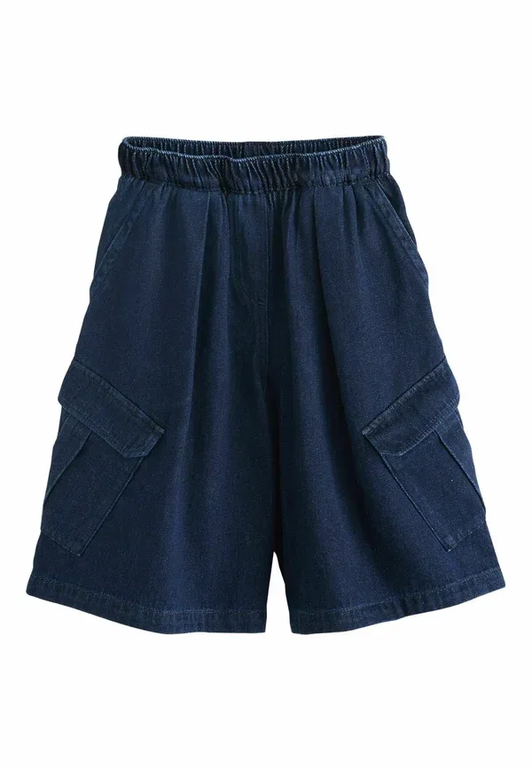 Шорты джинсовые Regular fit pull on jorts Next, темно-синий деним
