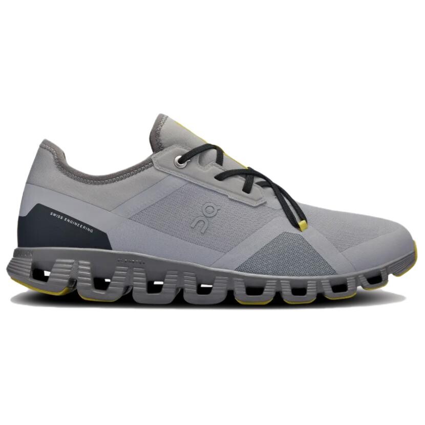 Кроссовки Cloud X 3 AD для мужчин с низким верхом, цвет Misty Grey | Wall Gecko Green On — фото 2