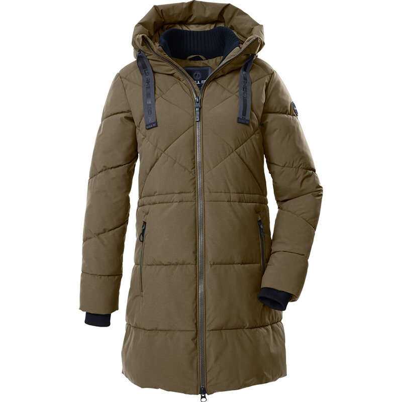 

Coat gw 56 wmn qltd prk G.I.G.A. Dx By Killtec, цвет dunkelschlamm