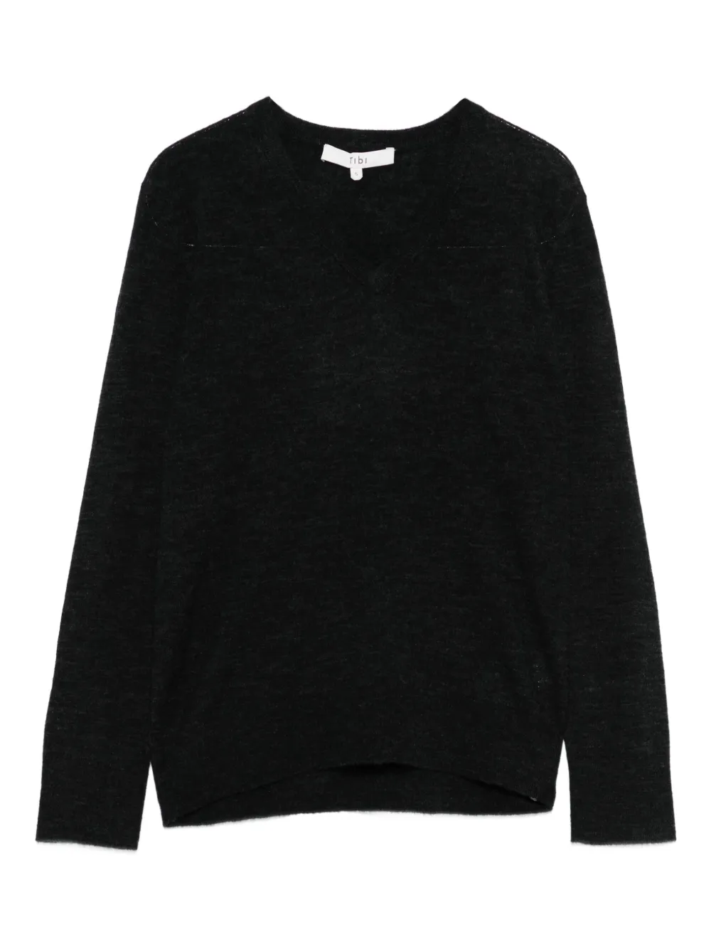 

Свитер с V-образным вырезом Tibi, серый