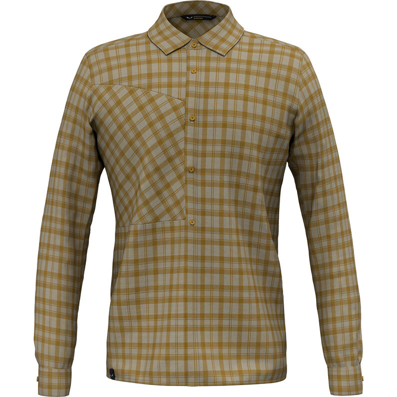 

Мужская рубашка Fanes Flannel 5 PL Salewa, желтый