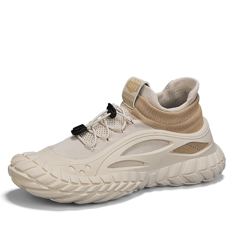 

Eminu Мужские низкие кеды бежевые, цвет Beige