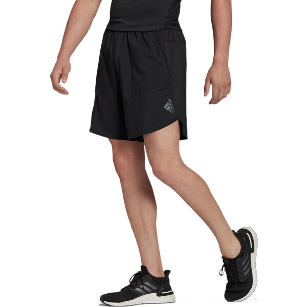 Шорты Men's adidas Printing Brand Logo Solid Color Gym Shorts Black, мультиколор — фото 2