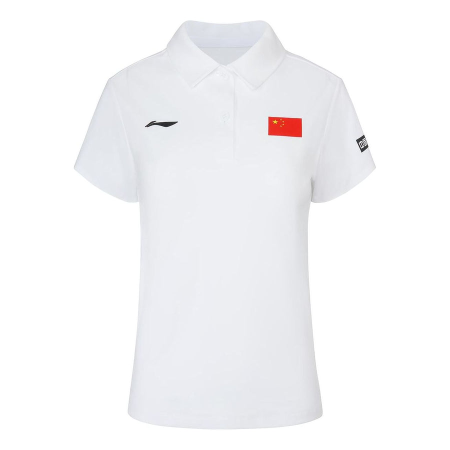 

Футболка Li-Ning Athletics Polo T-shirt 'White', белый