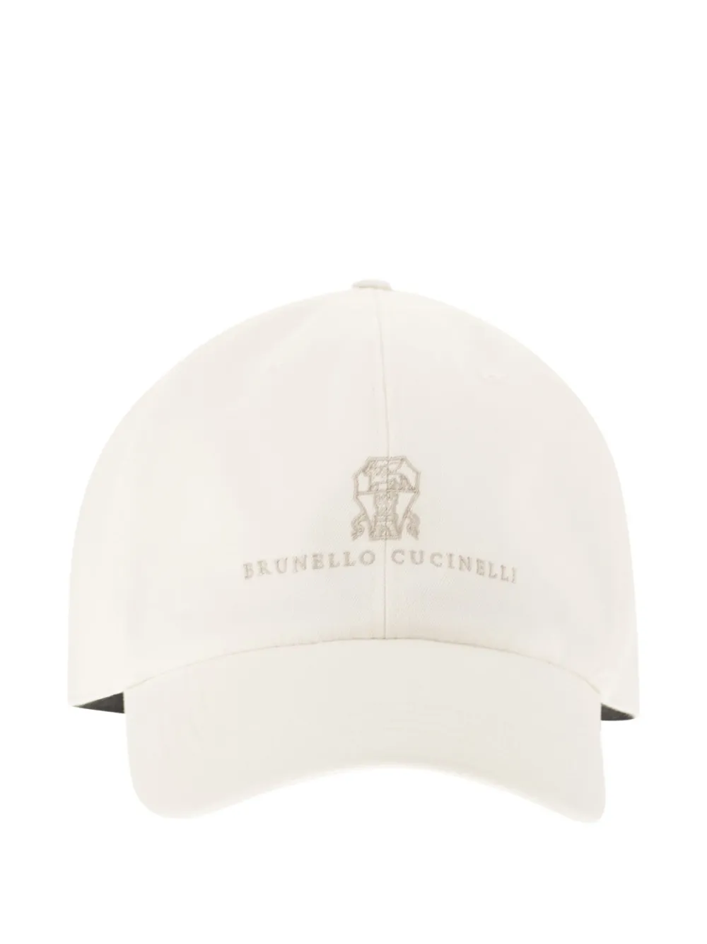 

Бейсболка с вышитым логотипом Brunello Cucinelli, нейтральный