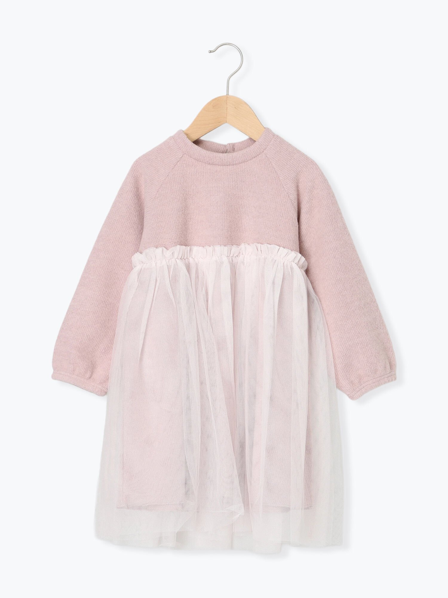 Вязаное платье из тюля с застежкой на молнию Samansa Mos2 Lagom, pink