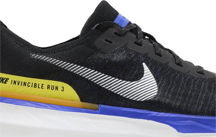 Кроссовки ZoomX Invincible Run Flyknit 3 'Black Racer Blue', черный — фото 2