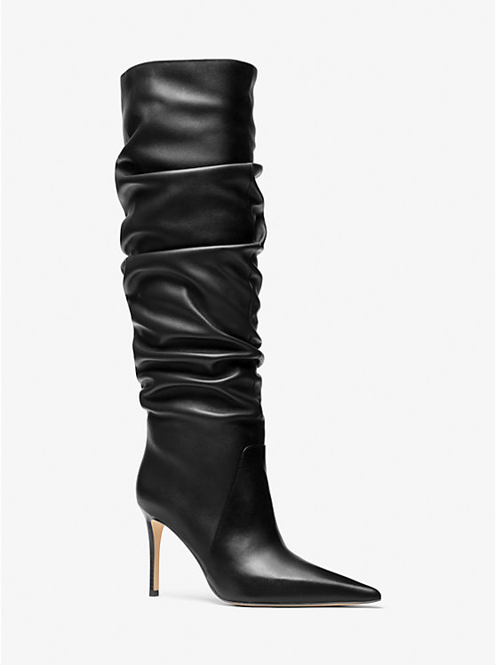 Кожаные сапоги Dawn Michael Kors, черный