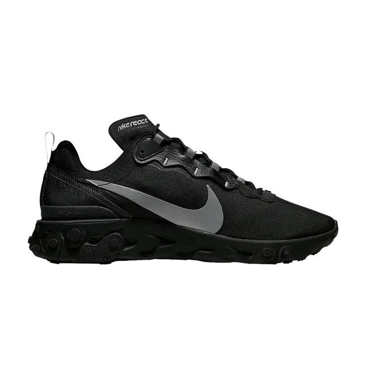 

Кроссовки Nike React Element 55 'Black Reflect', черный