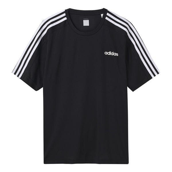 

Футболка d2m tee athleisure casual sports short sleeve black Adidas, черный