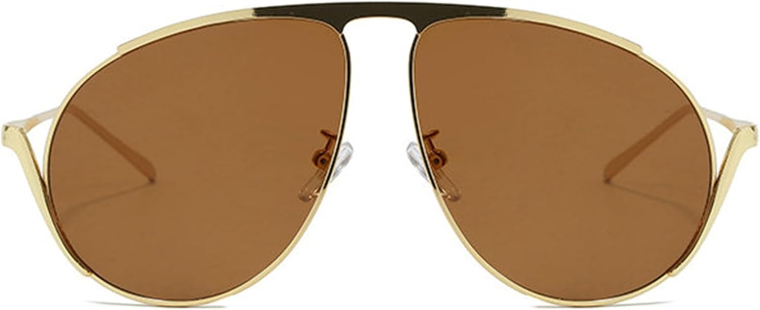 

Солнцезащитные очки Willochra увеличенного размера в стиле «пилот» для женщин и мужчин. Модные большие очки с двойным острием, дизайнерские, винтажные, черные, с защитой от УФ-излучения UV400, C3