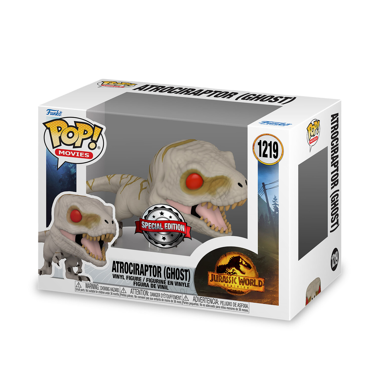 

Мир Юрского периода - Фигурка Атроцираптор (Призрак) Funko Pop