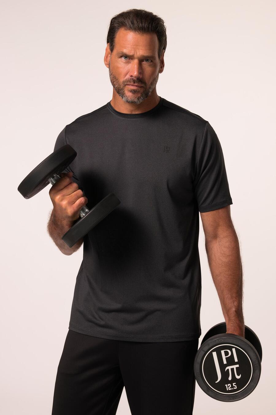 

JAY-PI Мужская функциональная рубашка для фитнеса с коротким рукавом QuickDry до 7 XL