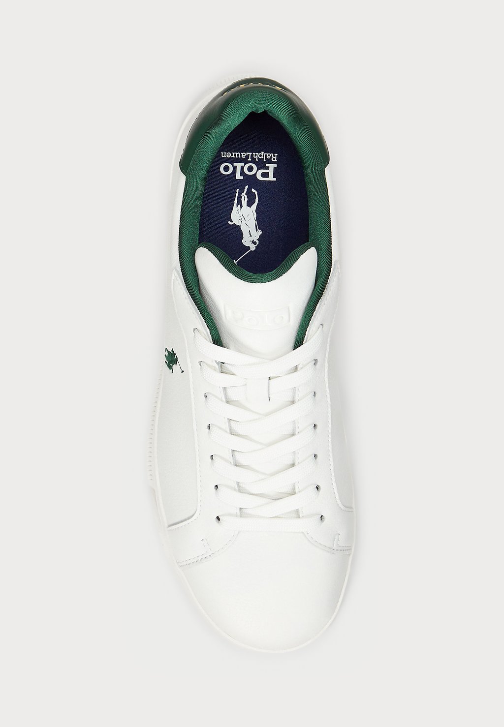 Кроссовки HERITAGE COURT II LEATHER SNEAKER UNISEX Polo Ralph Lauren, белый — фото 3