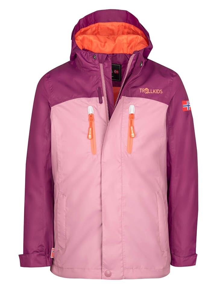 

Дождевик Trollkids Regenjacke Nusfjord, цвет Rosa/Lila