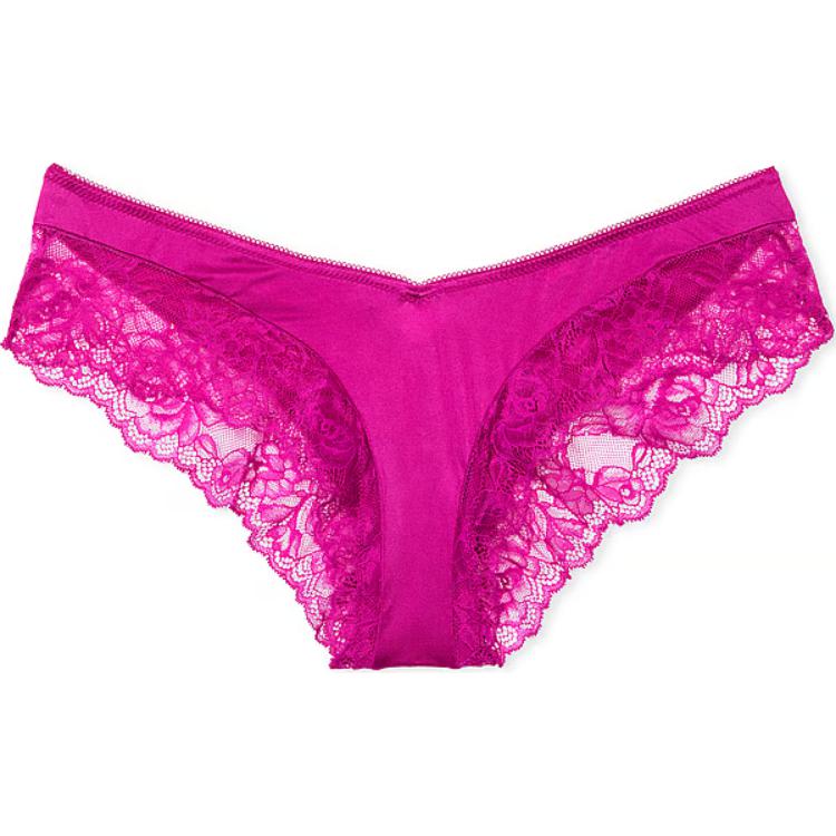 

Victoria's Secret Очень сексуальные трусики Cheeky с ремешками и фурнитурой / Outrageous Pink