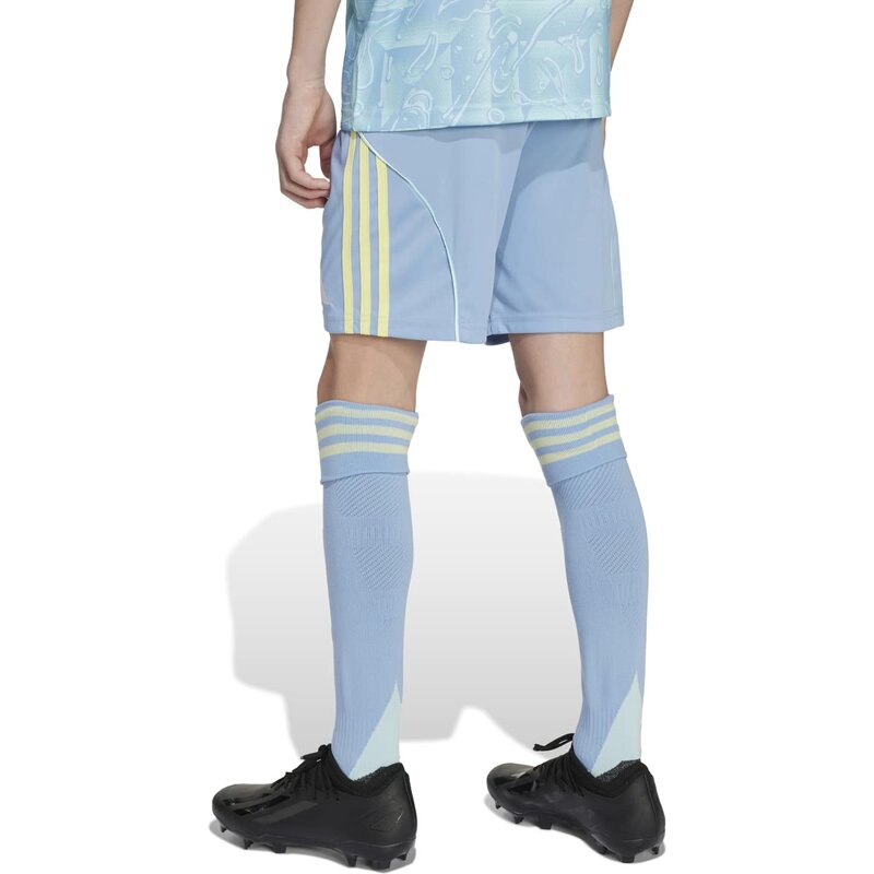 Командные брюки детские выездные шорты Ювентус Турин 25/26 Adidas, цвет ashblu — фото 3