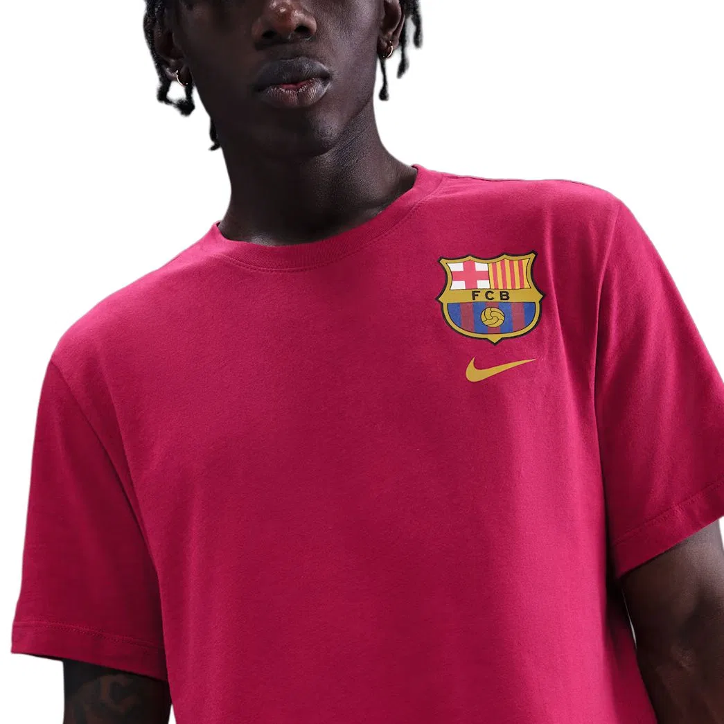 Футболка мужская FC Barcelona Nike, Red — фото 3