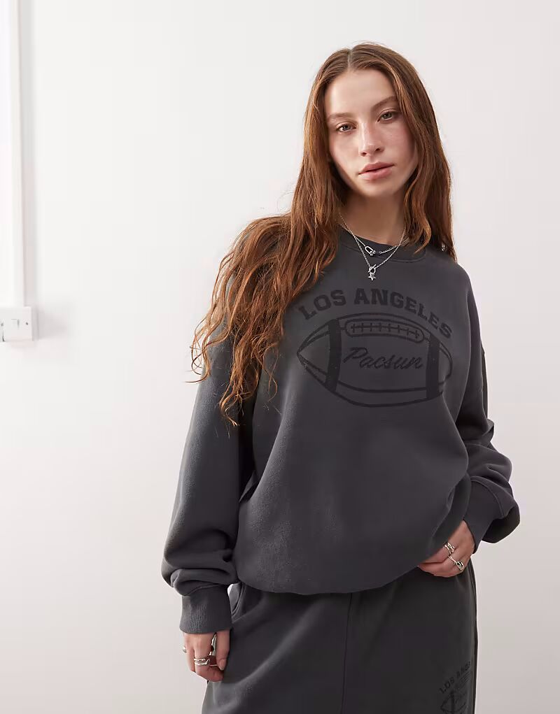 

Толстовка с надписью Pacsun Los Angeles черного цвета - часть комплекта
