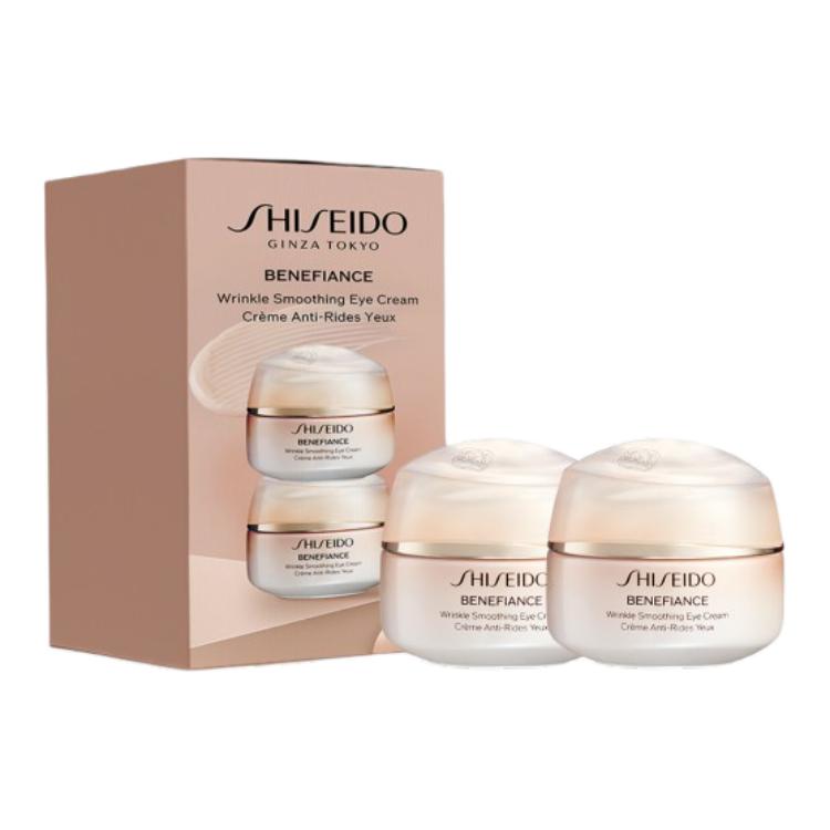 Крем для кожи вокруг глаз Shiseido Benefiance Wrinkle Smoothing Eye Cream, 15 мл*2 — фото 4
