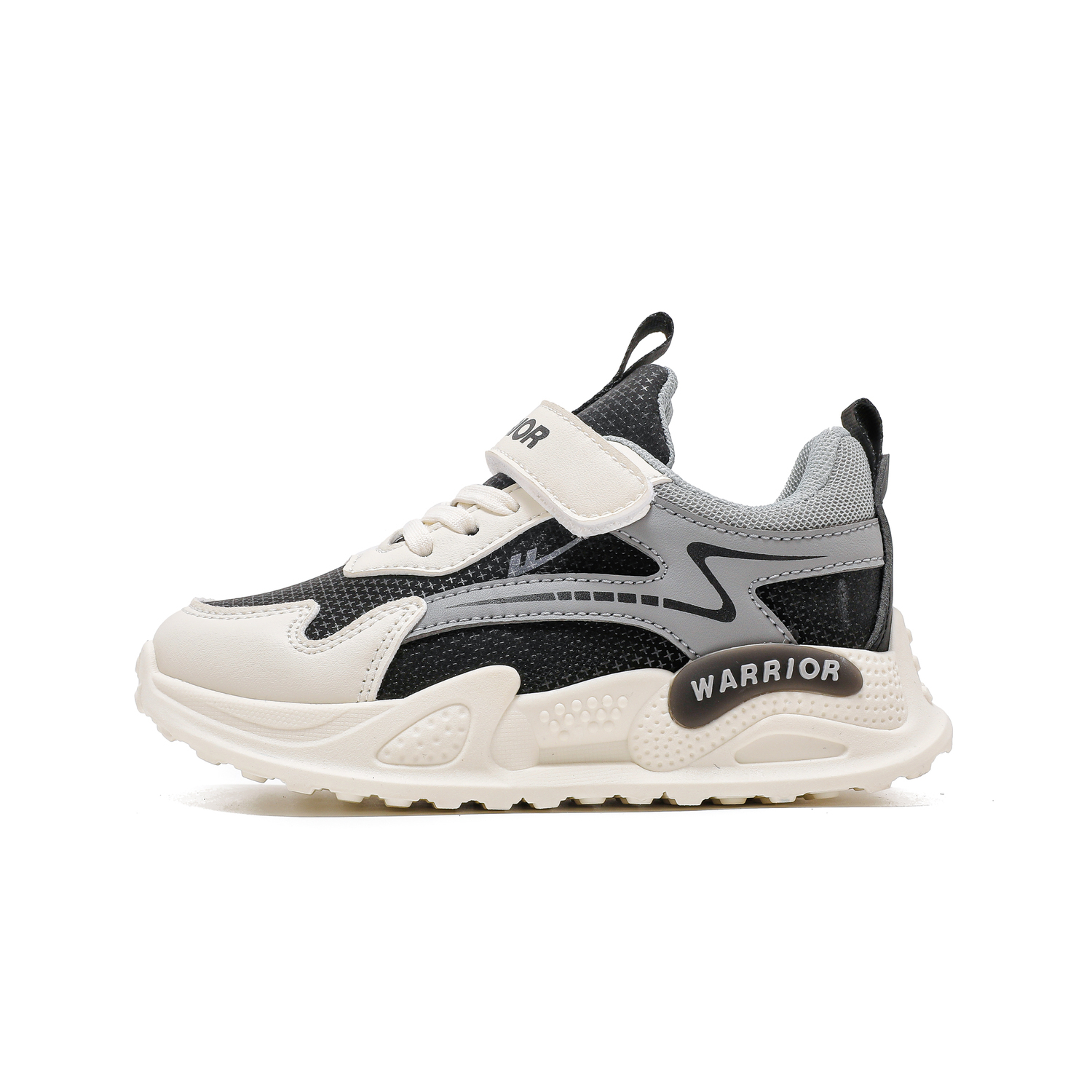 Детские кроссовки Athletic Shoes Slip Resistant Breathable Lightweight Cushioning Low top Casual WARRIOR, светло-фиолетовый/темно-фиолетовый — фото 3