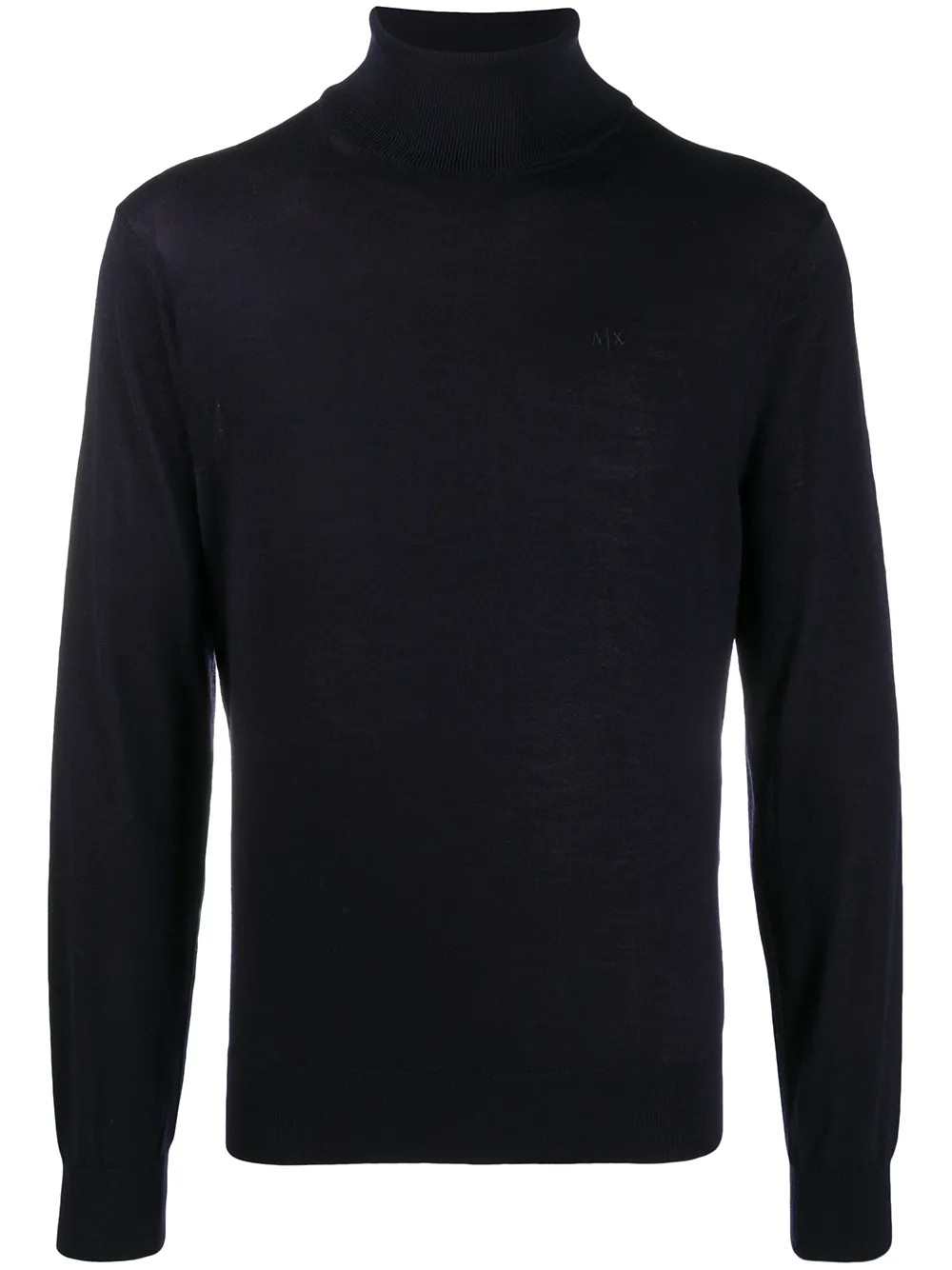 

Джемпер с высоким воротником Armani Exchange, синий