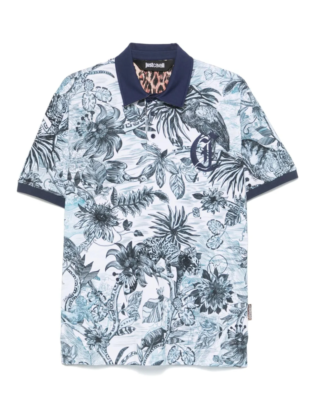 

Рубашка поло Jungle Just Cavalli, синий