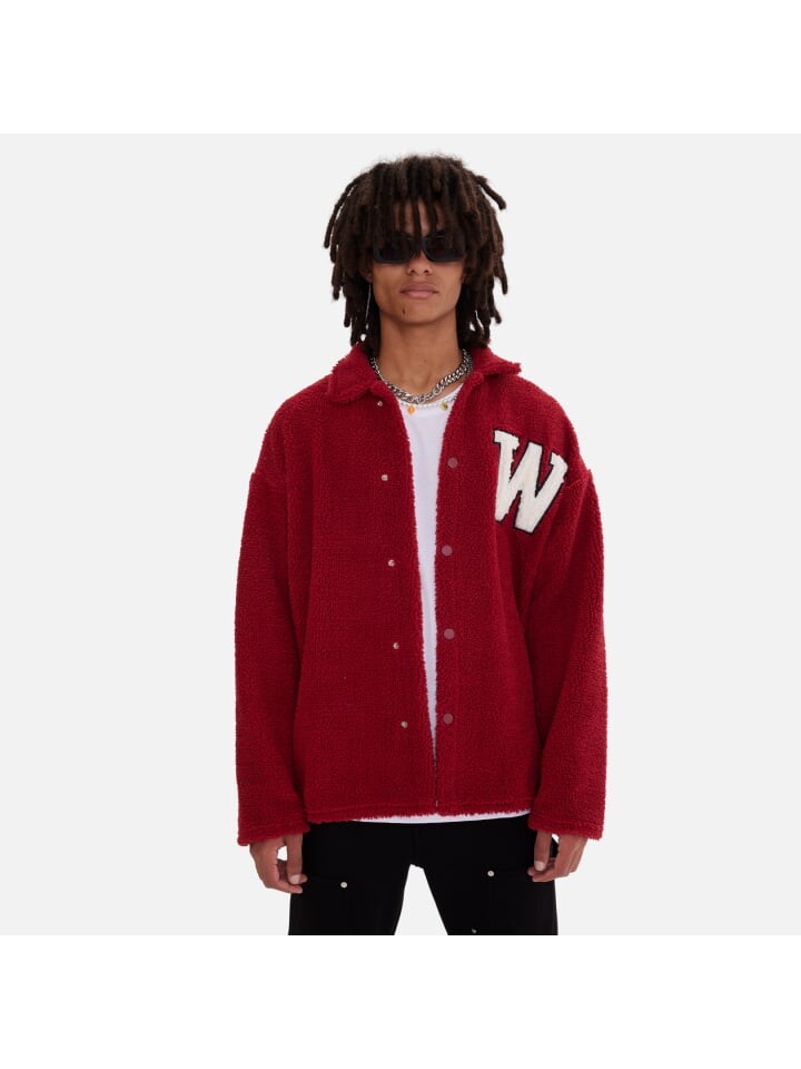 

Джинсовая куртка Megaman Fleecejacke Teddy W, цвет Dunkelrot