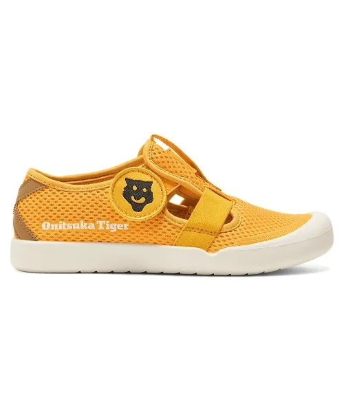 Детские сандалии с защитным носком и сеткой MEXICO 66 KIDS SANDAL Onitsuka Tiger жёлтые