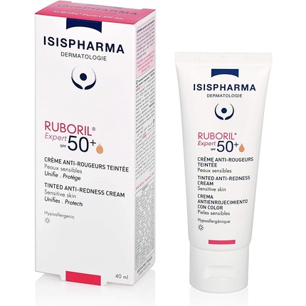 Isispharma Ruboril Expert 50+ Тональный увлажняющий крем для лица с SPF — фото 3