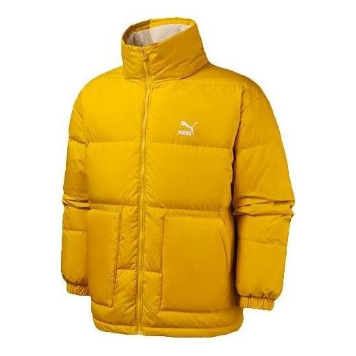 

Куртка classics down jacket 'yellow white' Puma, желтый