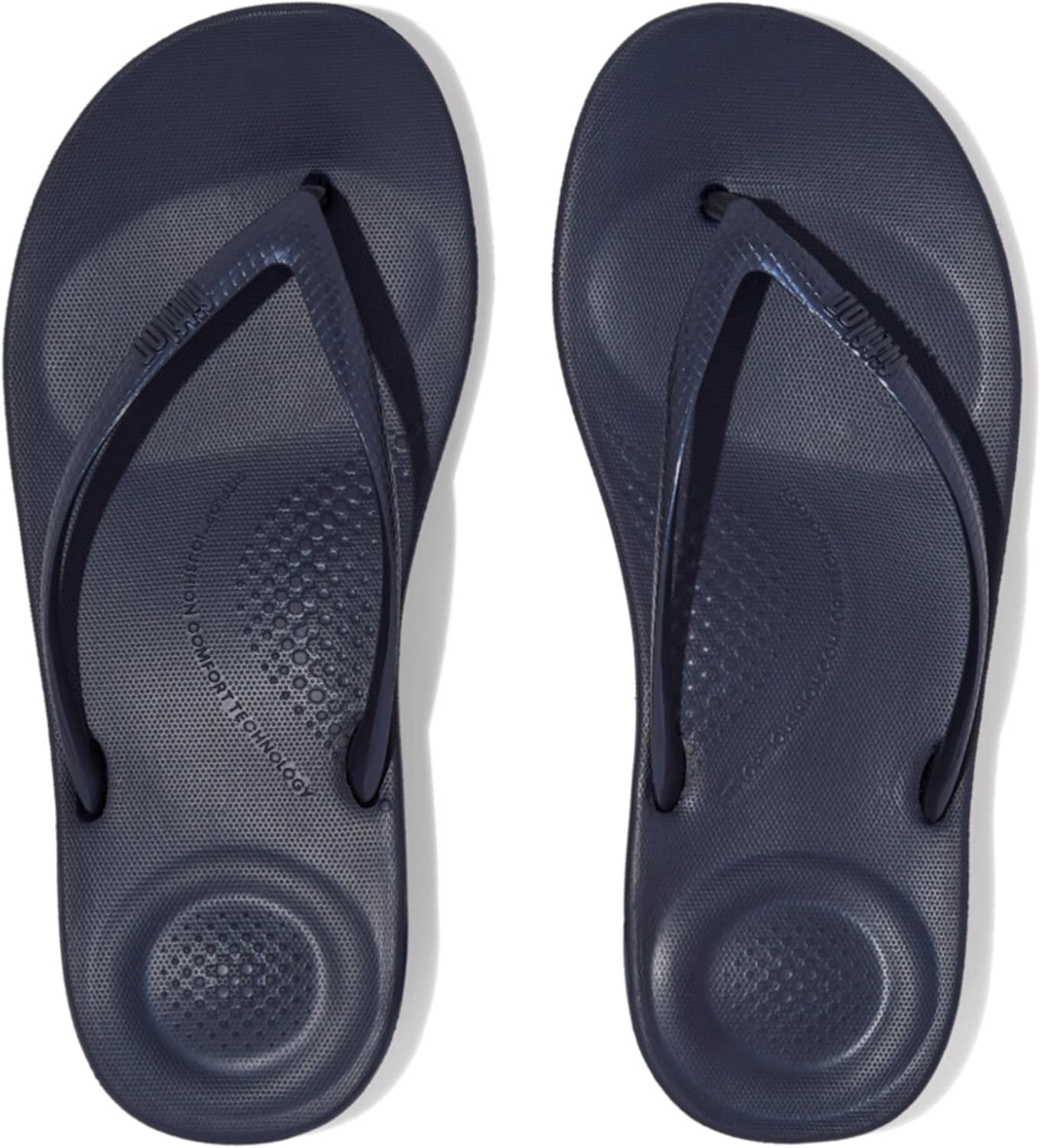 Мужские эргономичные шлепанцы FitFlop Iqushion, синий — фото 4