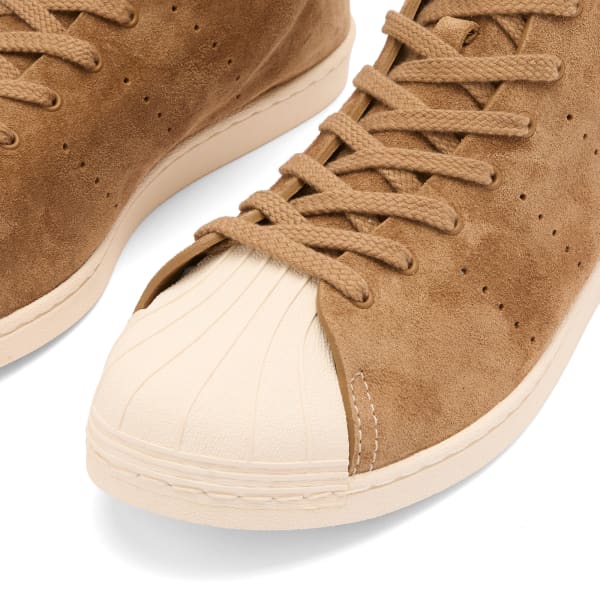 Adidas X wales bonner superstar hi, night коричневый & chalk белый — фото 3