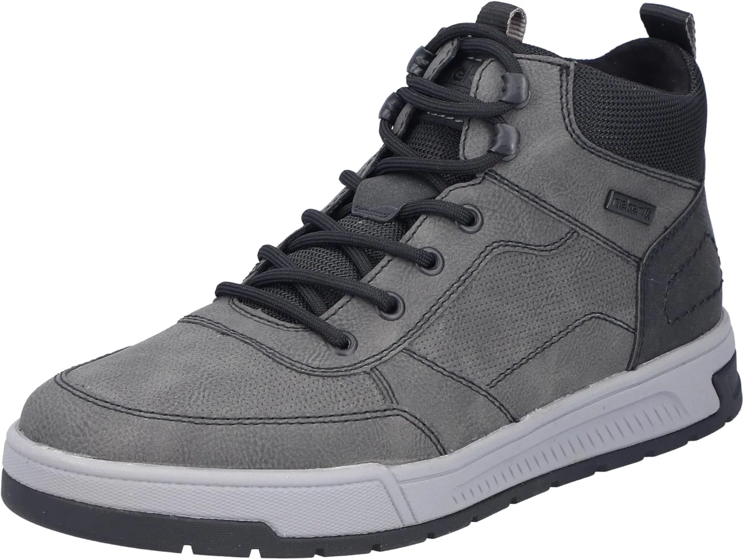 Мужские ботинки Rieker 36020 на шнуровке, Grey 45