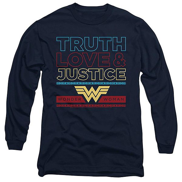 

Футболка Wonder Woman 84 Truth Love Justice с длинным рукавом Licensed Character