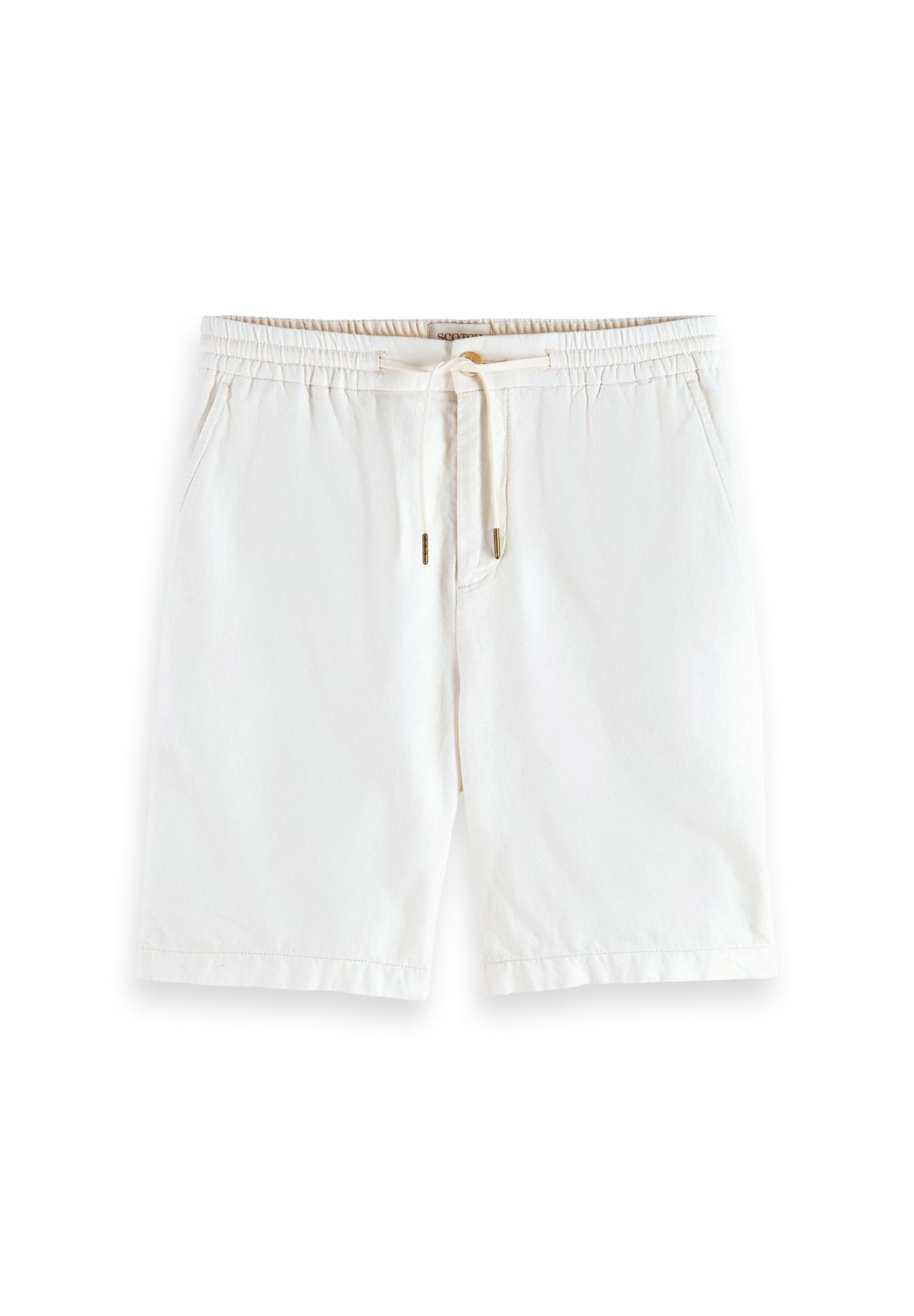 

Мужские льняные шорты - Fave Cotton/Linen Twill Bermuda Short, однотонные SCOTCH & SODA, бежевый