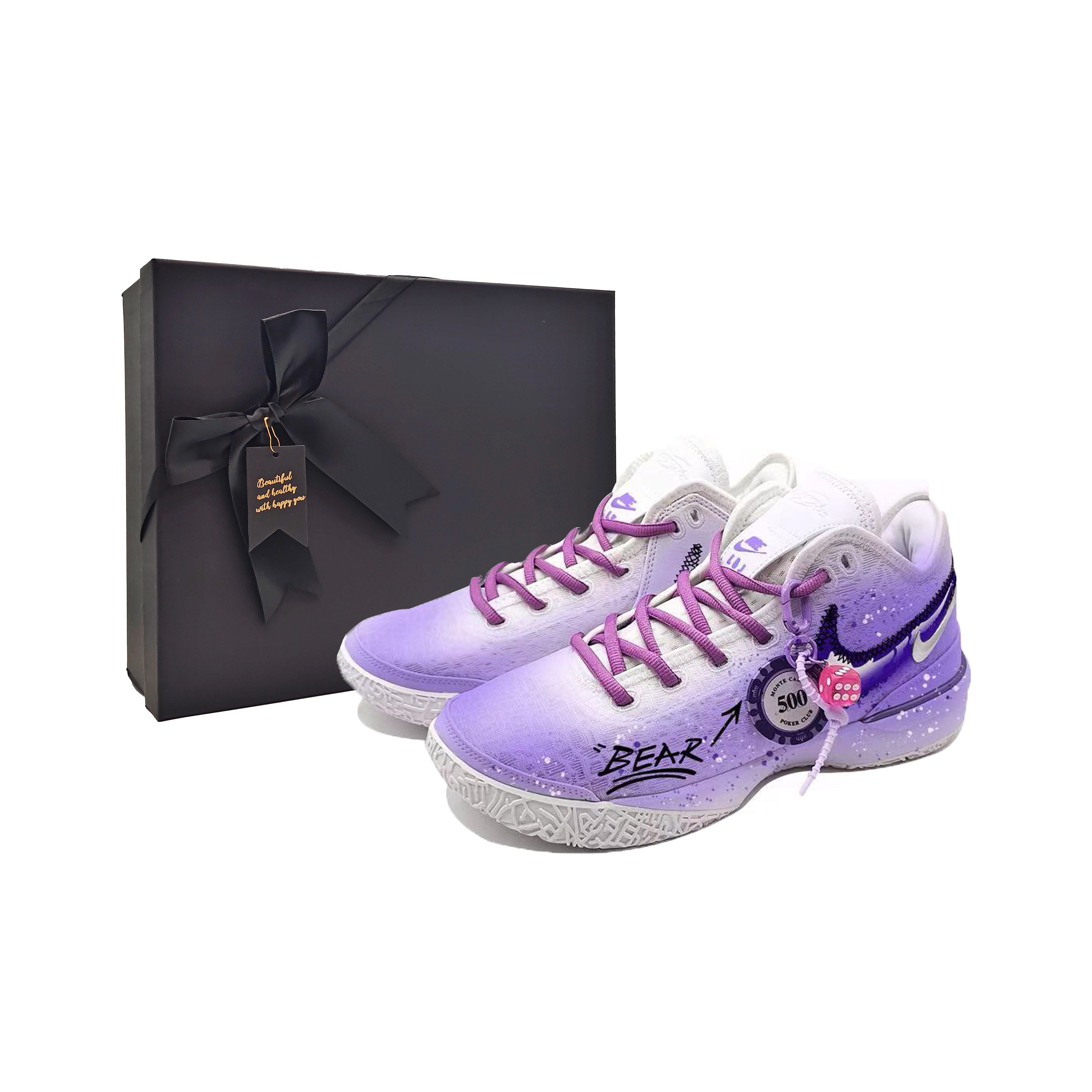 

Nike Баскетбольные кроссовки LeBron NXXT Gen Low Top, мужские, фиолетовые