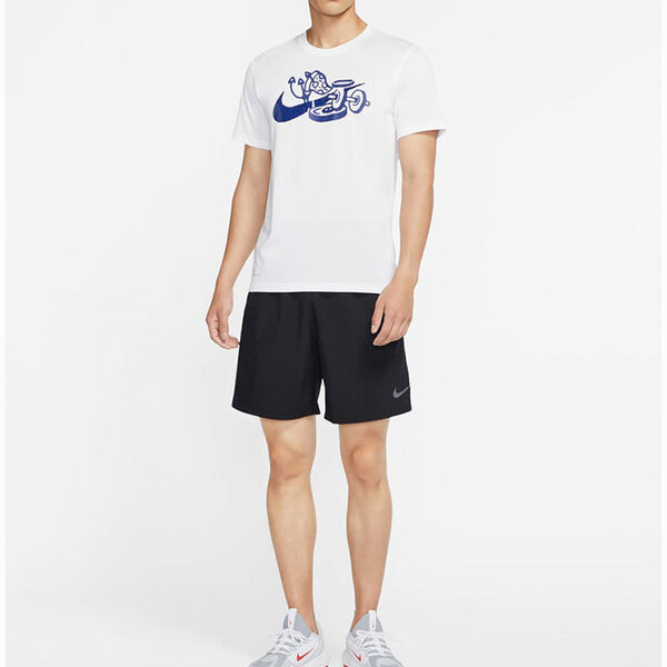 Футболка dri-fit legend training white Nike, белый — фото 3