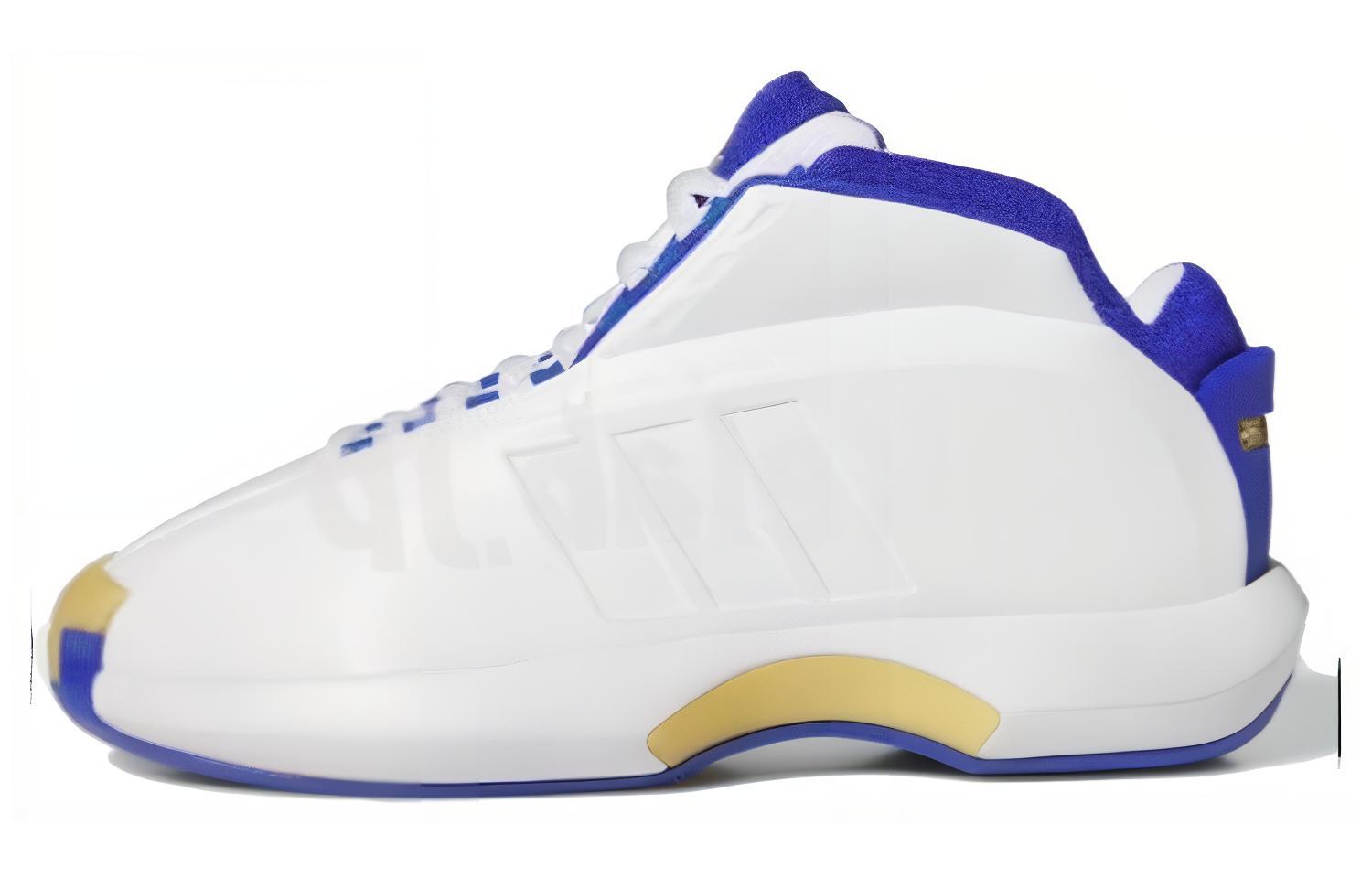 

Adidas Originals Адидас Ориджиналс Крейзи 1 Уайт Роял Еллоу — Уайт Блю, цвет White Blue