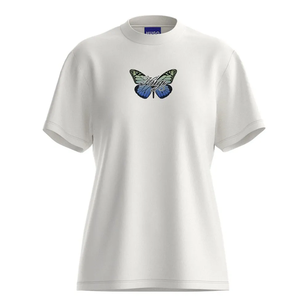 

Футболка с коротким рукавом HUGO Vintage 4 10268404 BLUE, белый