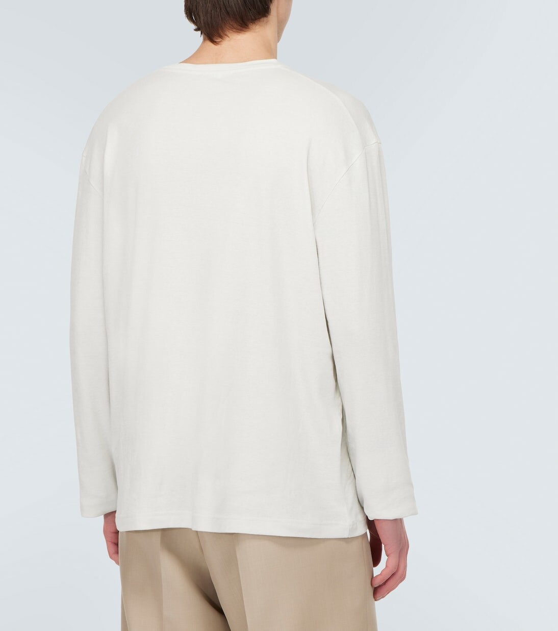 Комплект из 3 футболок из хлопкового трикотажа. Jil Sander, синий — фото 4
