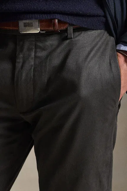 Штаны со скинни-фитом Slim Fit HDN Pant Polo Ralph Lauren, серые — фото 4