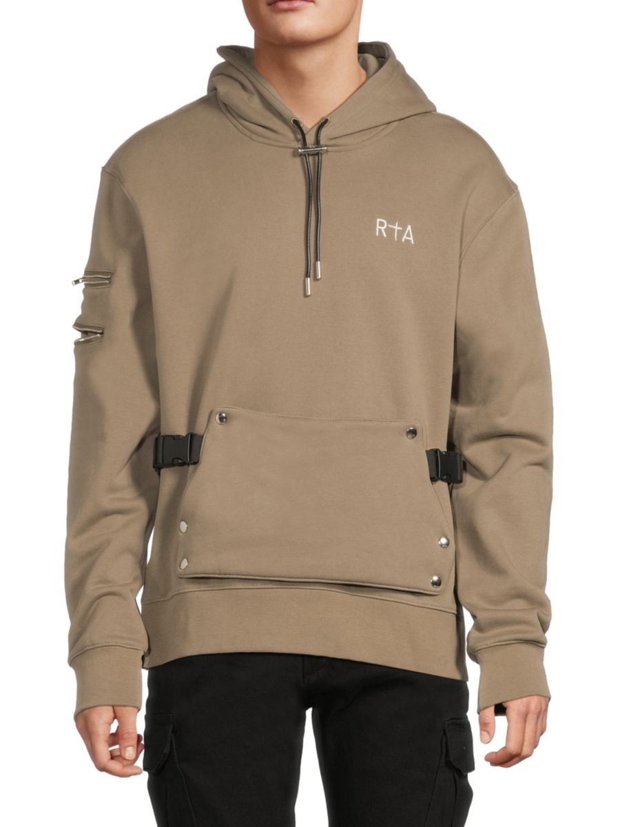 

Толстовка с логотипом RTA, серо-коричневый